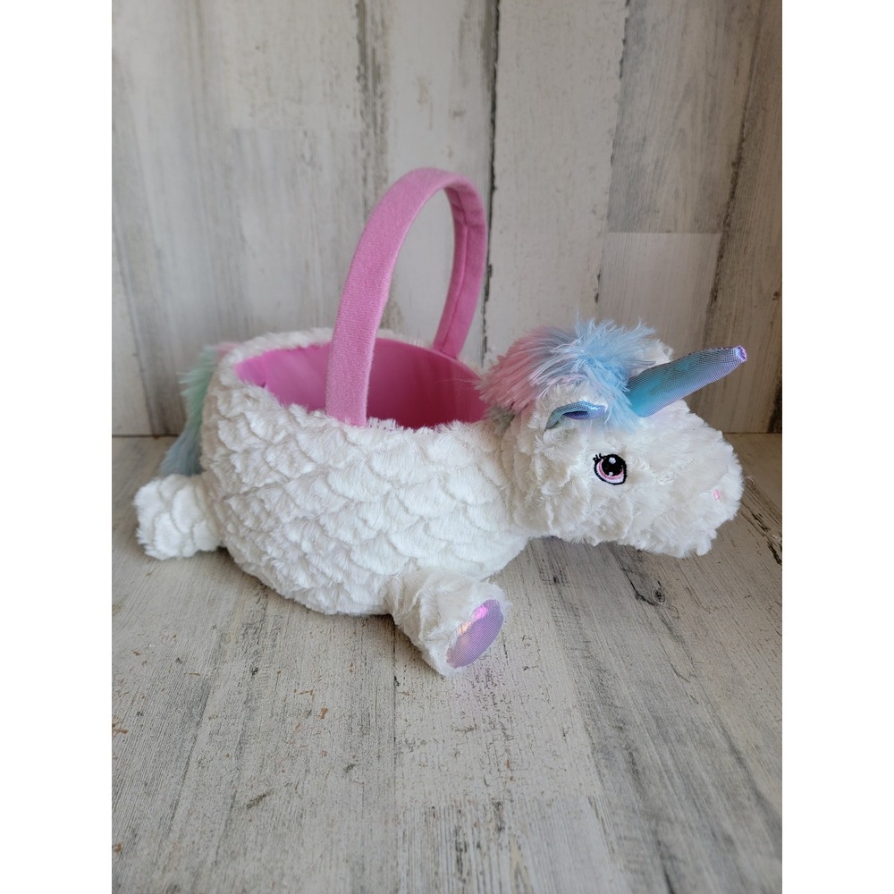 Unicorn Easter basket reindeer plush youth‎ spring home decor stuffed animal